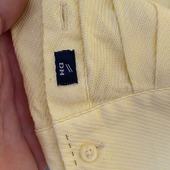 Daniel Hechter Paris Men's Yellow Button Up Long Sleeve Dress Shirt Size Large - Picture 3 of 12